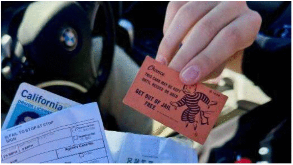 ‘Get out of jail free’ card only works in Monopoly, California cop tells driver