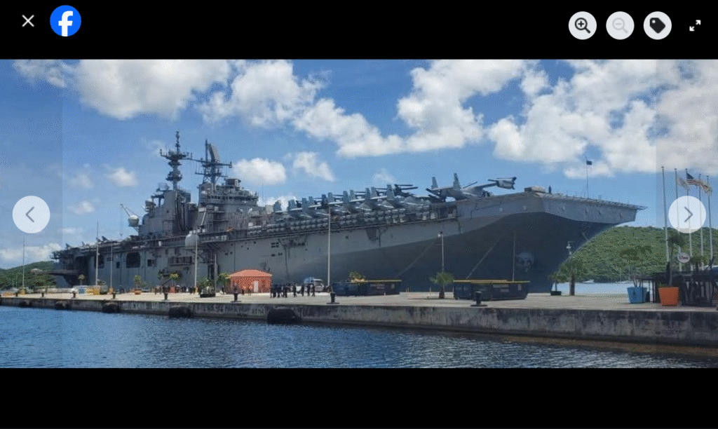 American might on display in St. Croix