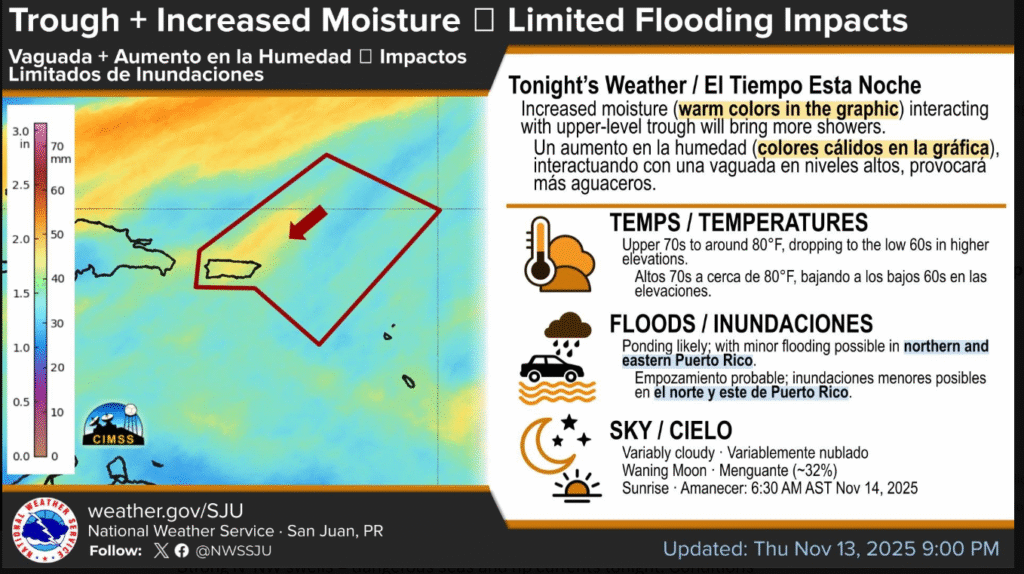 Marine and coastal danger tonight with improvement tomorrow: NWS