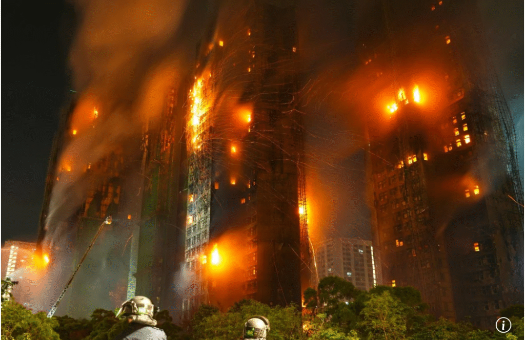 At least 36 dead, nearly 300 missing in Tai Po as blaze engulfs apartment buildings