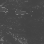 Breezy with partial sunshine, high 87