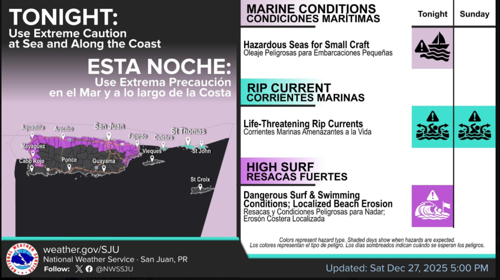 Exercise extreme caution at sea and along the coastlines tonight