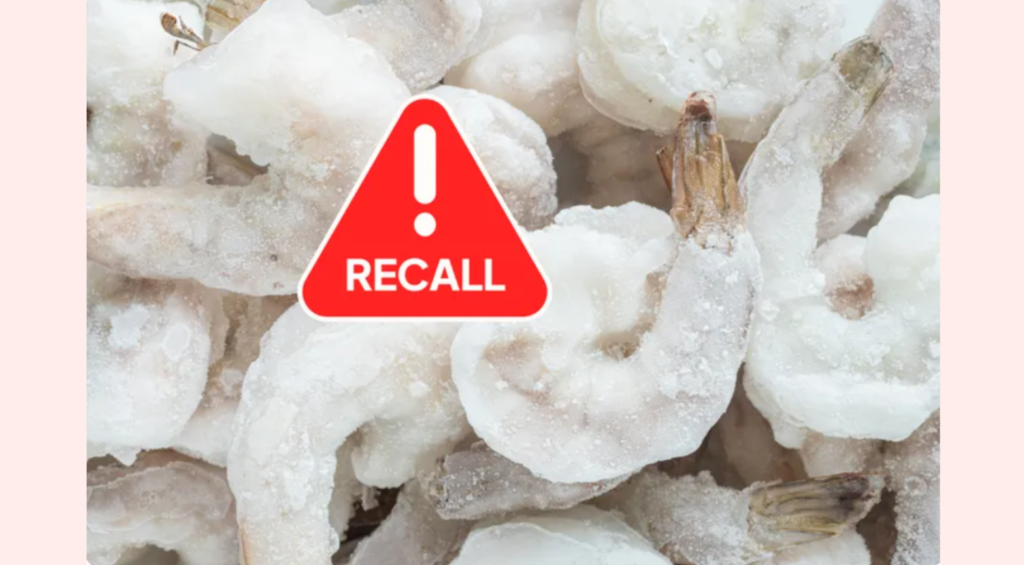 FDA issues recall for frozen shrimp that may be contaminated with cesium-137