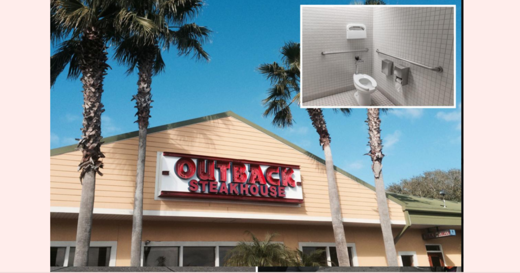 Florida man sues the pants off Outback Steakhouse after his ‘bloomin’ onion’ cracked a toilet seat at restaurant