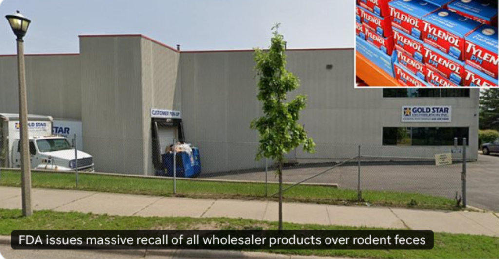 FDA recalls snack foods and supplements across five states over rodent and bird contamination at Minnesota distributor