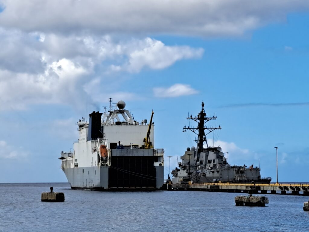 Special Ops ‘Mothership’ and Destroyer Signal Phase II at Frederiksted Pier
