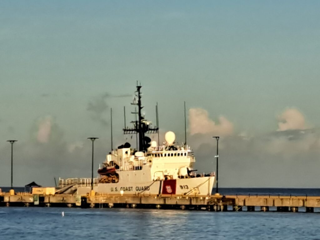 The “Mighty Mo” Makes a House Call: Coast Guard Legend CGC Mohawk Graces St. Croix Shore