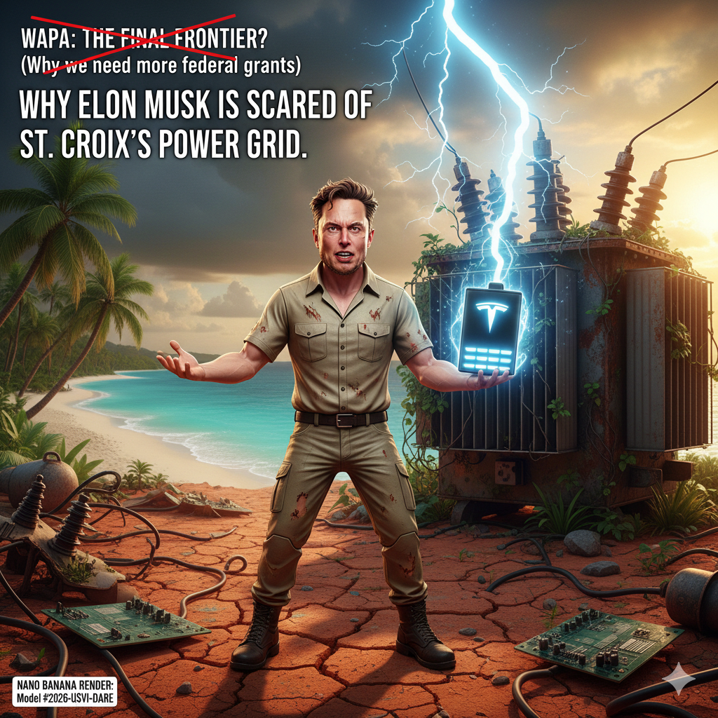 EDITORIAL: Is St. Croix’s Power Grid Too “Low-Tech” for Elon Musk?