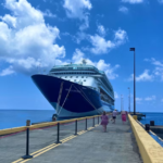 Marella Discovery docked at the Frederiksted Pier in St. Croix today