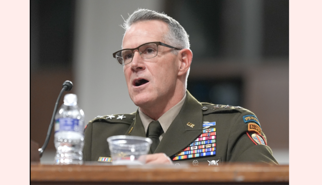 General tapped to lead US operations in Caribbean grilled over presence in region