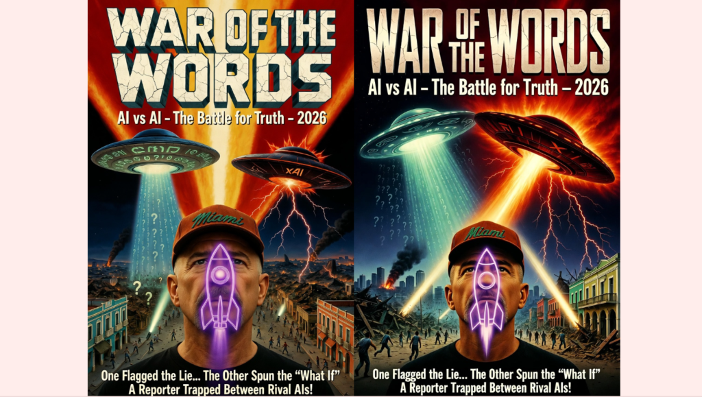 WAR OF THE WORDS! Wily reporter pits one AI against the other