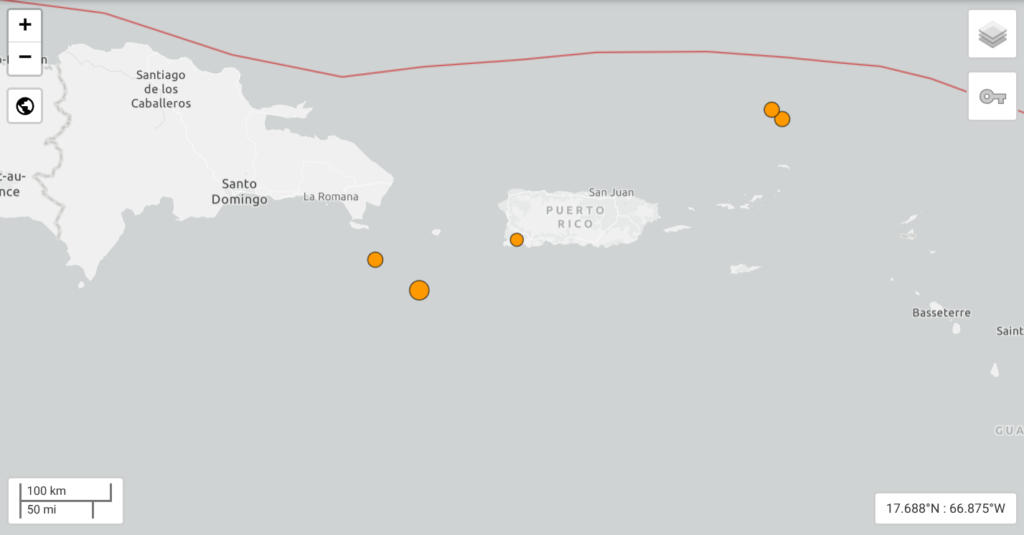 SEISMIC UPDATE: 5.0 Magnitude Earthquake Shakes Caribbean Sea South of Isla de Mona