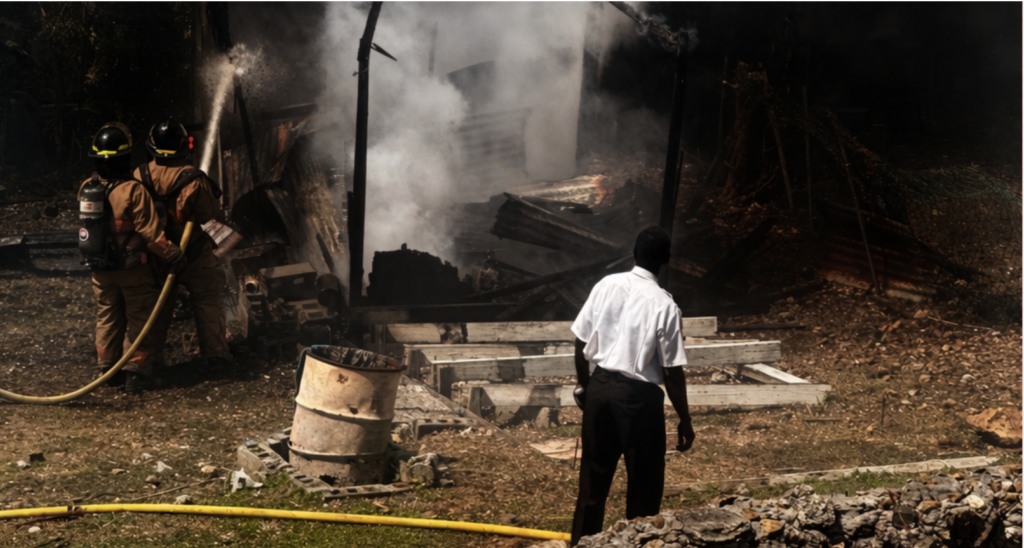 Christiansted Under Fire: One Dead, Church Gutted in Back-to-Back Blazes