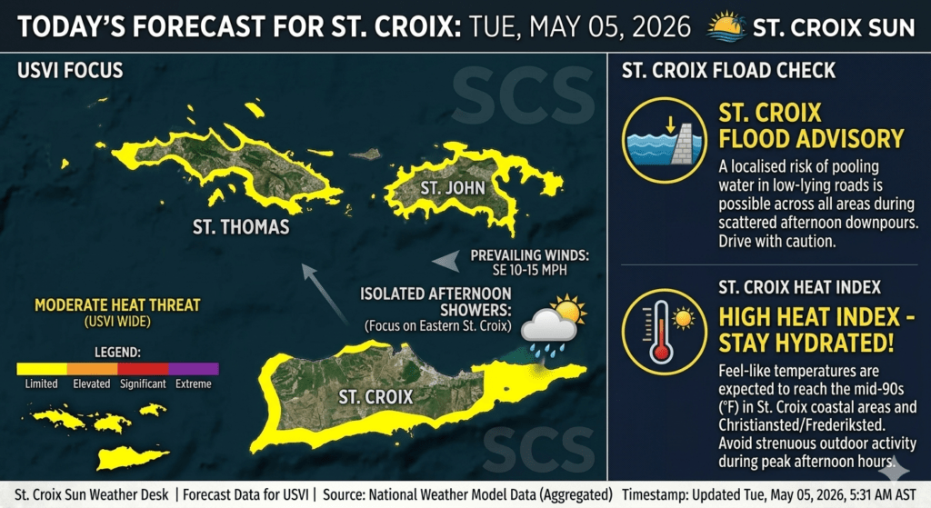 Steamy Skies and Stray Storms: The May 5th Outlook